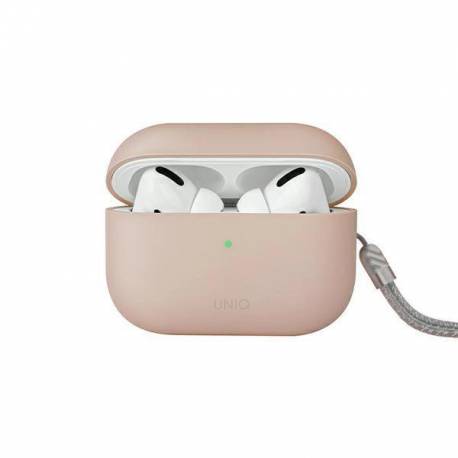 UNIQ etui Lino AirPods Pro 2 gen Silicone różowy/blush pink
