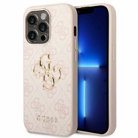 Etui Guess 4G Big Metal Logo Na Iphone 14 Pro Max - Różowe