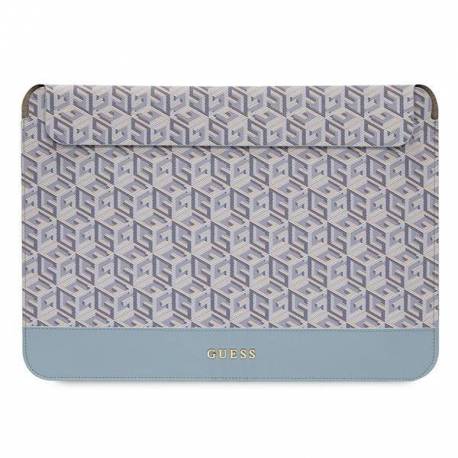 Etui Guess Gcube Stripes Na Laptopa 16'' - Niebieskie