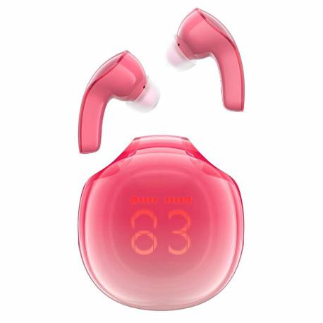 Słuchawki Bezprzewodowe Acefast T9 Bluetooth 5.3 Douszne - Czerwone