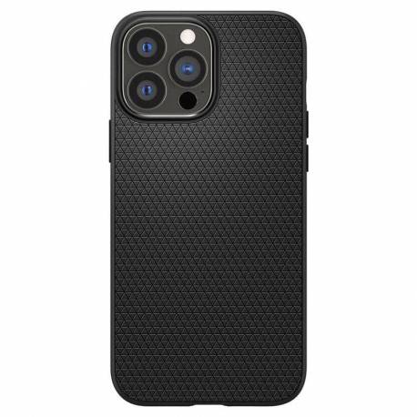 Spigen Liquid Air etui pokrowiec do iPhone 13 Pro cienka żelowa obudowa czarny matowy