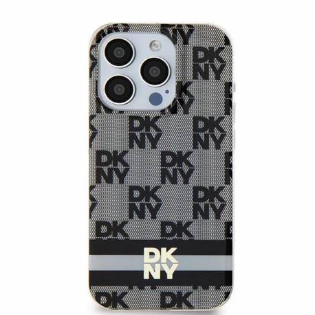 Etui Dkny Iml Checkered Mono Pattern & Printed Stripes Magsafe Na Iphone 11 / Xr - Czarne