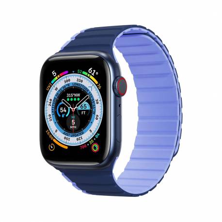 Magnetyczny Pasek Apple Watch Ultra, Se, 9, 8, 7, 6, 5, 4, 3, 2, 1 (49, 45, 44, 42 Mm) Dux Ducis Strap (Ld Version) - Niebieski