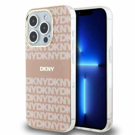 Etui Dkny Iml Mono & Stripe Magsafe Na Iphone 13 Pro Max - Różowe