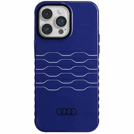 Etui Audi Iml Magsafe Na Iphone 14 Pro Max - Niebieskie