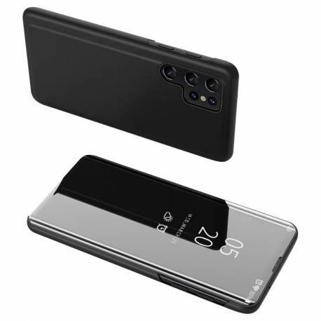 Clear View Case Etui Do Samsung Galaxy S23 Ultra Pokrowiec Z Klapką Czarne