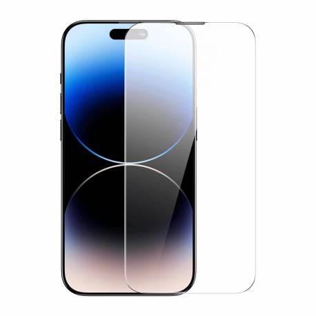 Baseus szkło hartowane do iPhone 14 Pro Max na cały ekran z osłoną na głośnik 0.4mm + zestaw montażowy