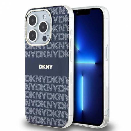 Etui Dkny Iml Mono & Stripe Magsafe Na Iphone 15 Pro - Niebieskie