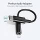 Przejściówka Choetech Aux003 Usb-C / Dc 3.5Mm Audio - Czarna
