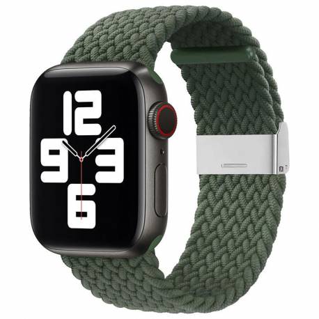 Strap Fabric Opaska Do Watch 9 / 8 / 7 / 6 / Se / 5 / 4 / 3 / 2 (41Mm / 40Mm / 38Mm) Pleciony Materiałowy Pasek Bransoletka Do Z