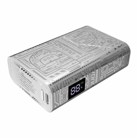 Powerbank Dudao K20 Usb-A / Usb-C 10000Mah 22.5W - Srebrny