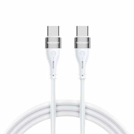 Kabel Wozinsky Wstcc1 Usb-C / Usb-C Pd 65W 1 M - Biały