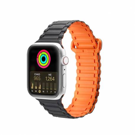 Dux Ducis Strap (Armor Version) pasek Apple Watch SE, 8, 7, 6, 5, 4, 3, 2, 1 (41, 40, 38 mm) silikonowa magnetyczna opaska brans