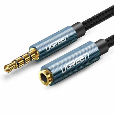 Ugreen Adapter Przejściówka Mini Jack 3,5Mm 1M Niebieski (Av118)