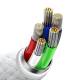 Baseus Glimmer Series Kabel Do Szybkiego Ładowania Usb-C - Lightning 480Mb/s Pd 20W 1M Biały