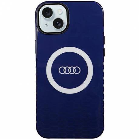 Etui Audi Iml Big Logo Magsafe Na Iphone 15 Plus / 14 Plus - Niebieskie
