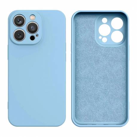 Silicone Case Etui Samsung Galaxy A54 5G Silikonowy Pokrowiec Jasnoniebieskie