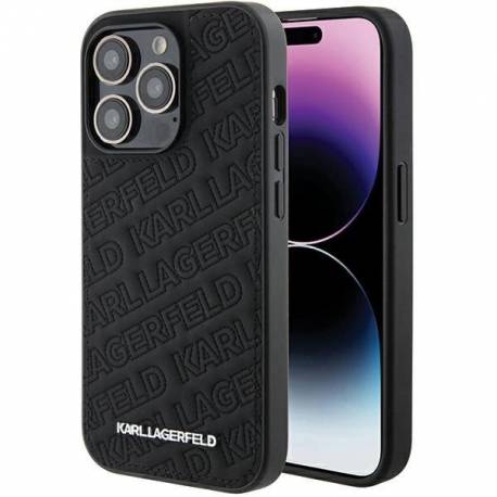 Etui Karl Lagerfeld Quilted K Pattern Na Iphone 15 Pro Max - Czarne
