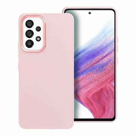 Futerał Frame Do Samsung A53 5G Pudrowy Róż