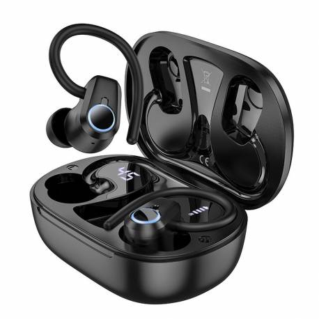 Hoco Słuchawki Bezprzewodowe / Bluetooth Stereo Tws Pure Joy In-Ear Eq8 Czarne