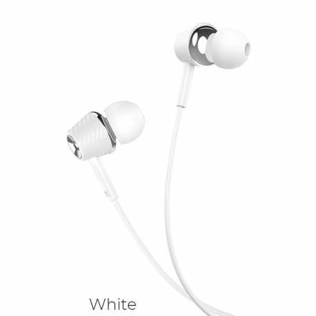Hoco Słuchawki Przewodowe Jack 3,5 Mm Z Mikrofonem M70 Białe