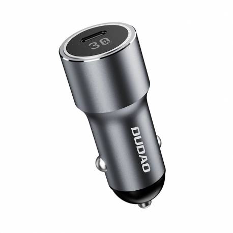 Ładowarka Dudao R14 Samochodowa Usb-C 30W Pd - Srebrna