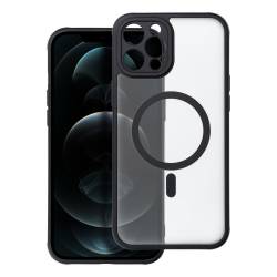 Futerał Full Matte Mag Cover Kompatybilny Z Magsafe Do Iphone 12 Pro Max Czarny