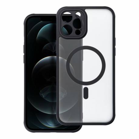 Futerał Full Matte Mag Cover Kompatybilny Z Magsafe Do Iphone 12 Pro Max Czarny