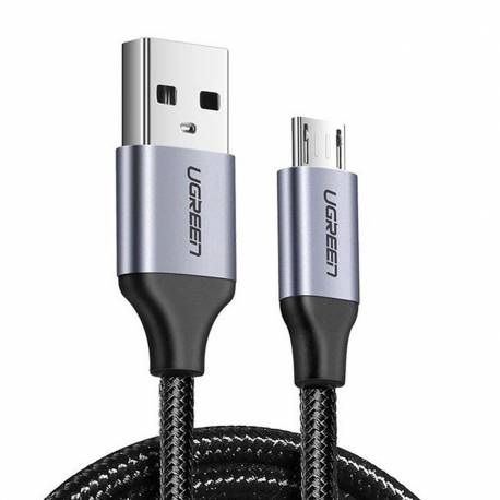 Kabel Ugreen Us290 60148 Usb-A / Micro Usb 2.4A 2M - Szary