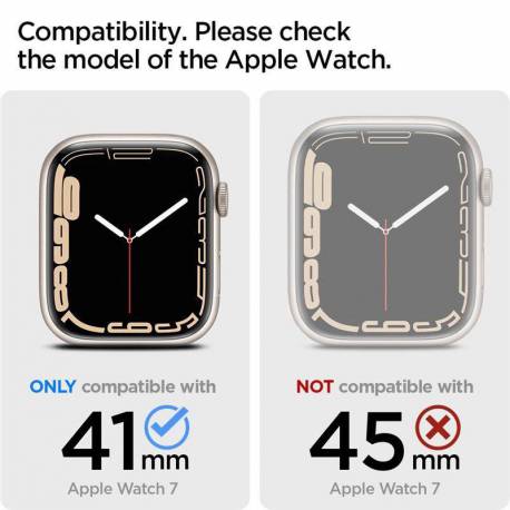 Etui Spigen Ultra Hybrid Na Apple Watch 7 / 8 / 9 (41 Mm) - Przezroczyste