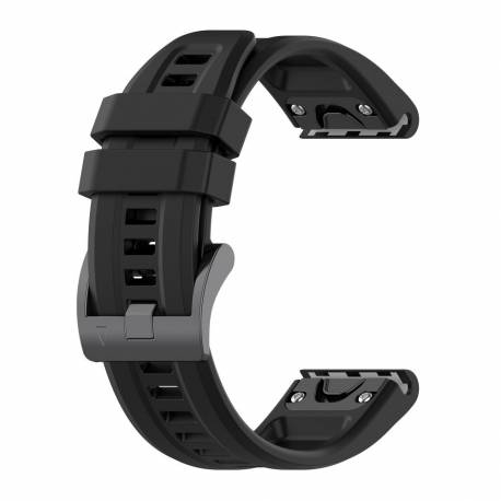 Pasek Silikonowy Do Garmin Fenix 3 / 3Hr / 5X / 6X / 6X Pro / 7X / 7X Pro Czarny (9)