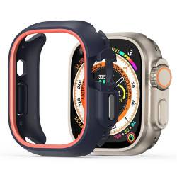 Dux Ducis Bamo - Futerał Ochronny Hard Pc Do Apple Watch Ultra/ultra 2 49Mm Czarno Pomarańczowy