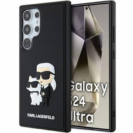 Oryginalne Etui Karl Lagerfeld Hardcase Klhcs24L3Drkcnk Do Samsung S24 Ultra (3D Rubber Kc Nft) Czarny
