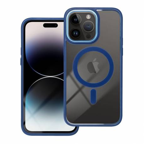 Futerał Color Edge Mag Cover Kompatybilny Z Magsafe Do Iphone 14 Pro Max Niebieski