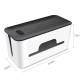 Ugreen Organizer Do Kabli Pudełko Pojemnik Na Listwy S 27,8X13X12,8Cm Czarno-Biały (Lp110)
