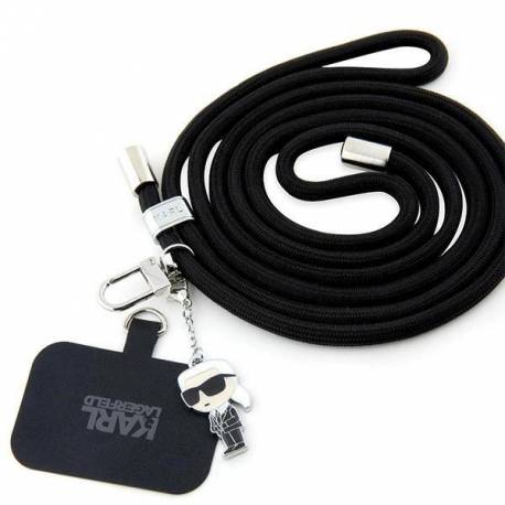 Pasek Do Telefonu Karl Lagerfeld Cbdy Cord - Czarny