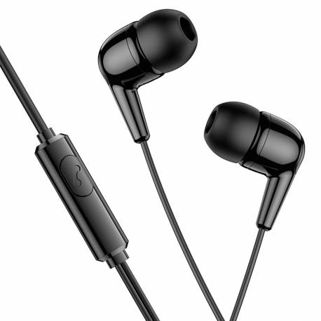 Hoco Słuchawki Przewodowe Jack 3,5 Mm Z Mikrofonem M97 Czarne