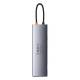 Baseus Metal Gleam 11W1 Wielofunkcyjny Hub Usb Typ C - 3X Usb 3.2 Gen 1 5Gbps / Usb Typ C Pd 100W / 3,5 Mm Mini Jack Aux / Vga F