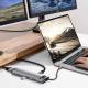 Baseus Metal Gleam 11W1 Wielofunkcyjny Hub Usb Typ C - 3X Usb 3.2 Gen 1 5Gbps / Usb Typ C Pd 100W / 3,5 Mm Mini Jack Aux / Vga F
