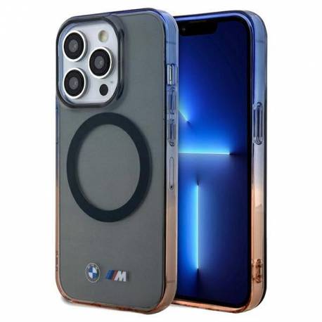 Etui Bmw Gradient Bumper Magsafe Na Iphone 15 Pro Max - Szare