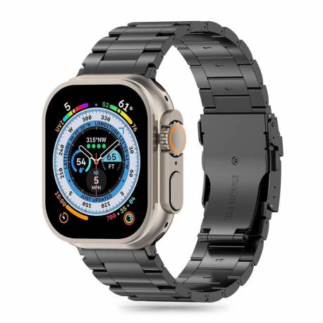 Pasek Tech-Protect Stainless Pro Na Apple Watch 4 / 5 / 6 / 7 / 8 / 9 / Se / Ultra 1 / 2 (42 / 44 / 45 / 49 Mm) - Czarny