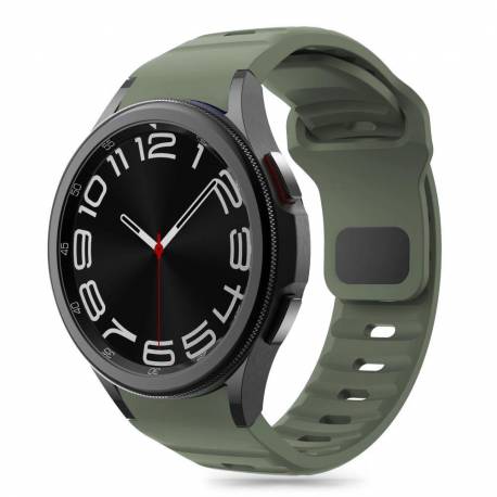 Pasek Tech-Protect Silicone Line Na Samsung Galaxy Watch 4 / 5 / 5 Pro / 6 / 7 / Fe - Zielony