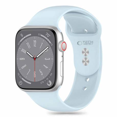 Pasek Tech-Protect Silicone Na Apple Watch 4 / 5 / 6 / 7 / 8 / 9 / Se (38 / 40 / 41 Mm) - Niebieski