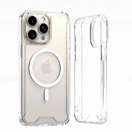 Etui Clear Corner Case Magsafe Na Iphone 16 - Przezroczyste