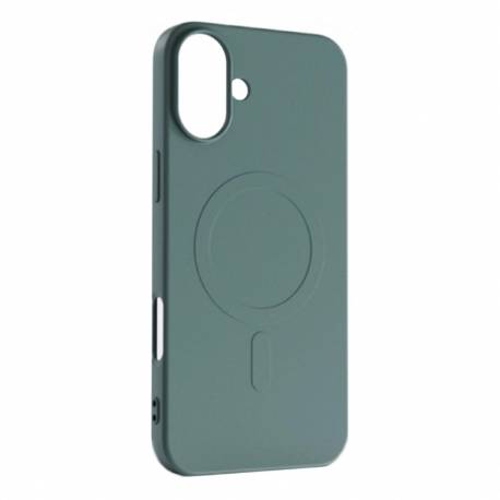 Etui Liquid Silicone Case Magsafe Na Iphone 16 Pro Max - Ciemnozielone