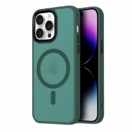 Etui Fashion Case Magsafe Na Iphone 16 Pro - Ciemnozielone
