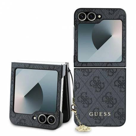 Etui Guess 4G Charm Na Samsung Galaxy Z Flip 6 - Czarne