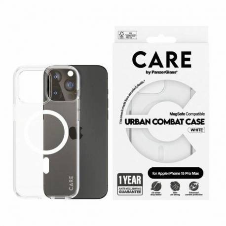 Etui Care By Panzerglass Urban Combat Case Magsafe Na Iphone 15 Pro Max - Białe