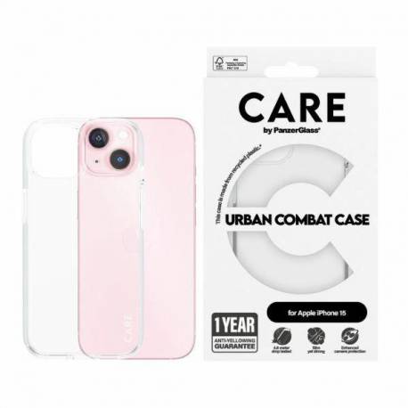 Etui Care By Panzerglass Urban Combat Case Na Iphone 15 - Przezroczyste