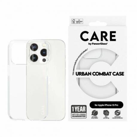 Etui Care By Panzerglass Urban Combat Case Na Iphone 15 Pro - Przezroczyste